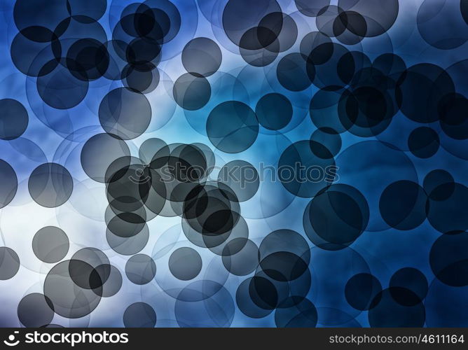 Bokeh lights. Abstract background image of blue bokeh lights and beams