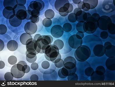 Bokeh lights. Abstract background image of blue bokeh lights and beams