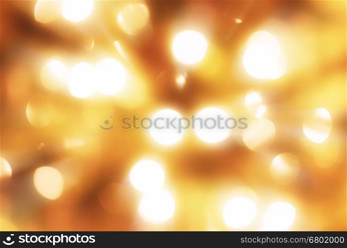Bokeh lights. Beautiful Christmas abstract background.