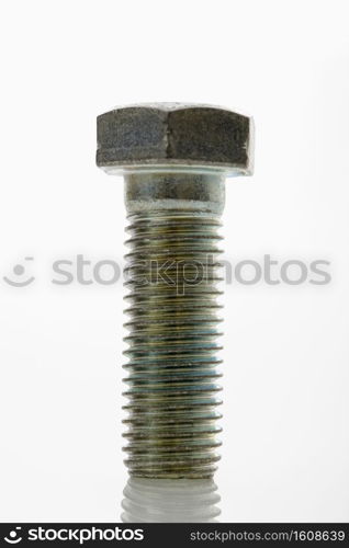 Bolt against white background.