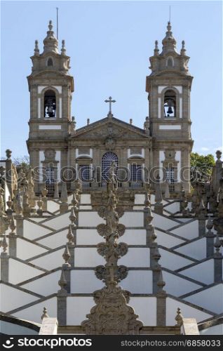 Bom Jesus do Monte - a Portuguese sanctuary in Tenoes, outside the city of Braga, in northern Portugal. Its name means Good Jesus of the Mount.