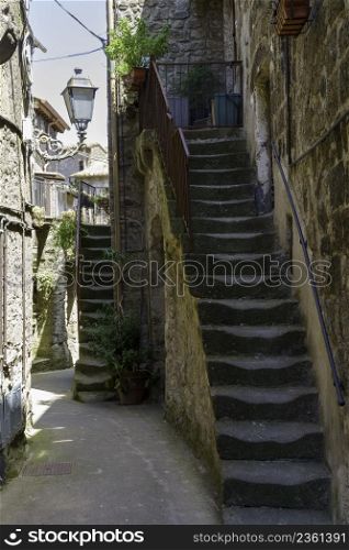 Bomarzo, medieval village in the Viterbo province, Lazio, Italy