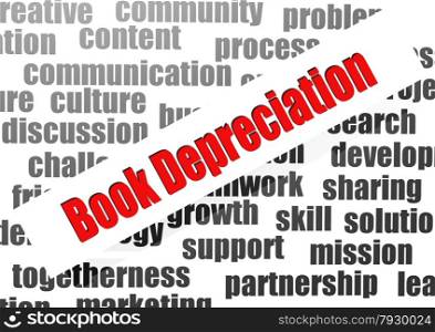 Book depreciation word cloud