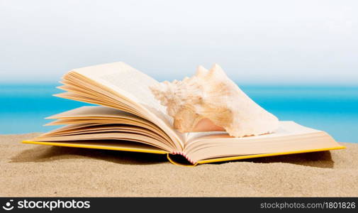 Book on the sand, relax on the beach