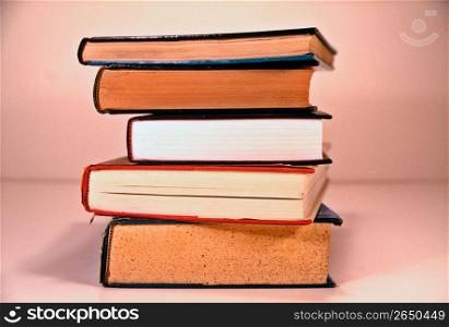 Books, close-up