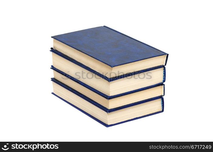 Books isolated on a white background