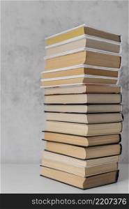 books stack indoors assortment
