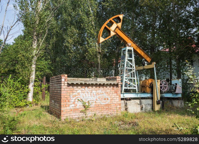 Borehole pumps in the forest