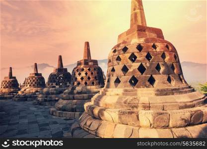 Borobudur Temple,Java, Indonesia.