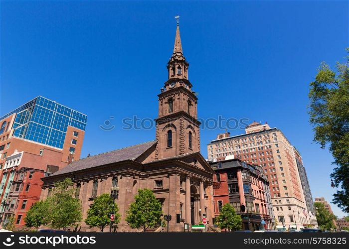 Boston Arlington Street Church in Massachusetts USA