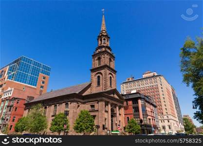 Boston Arlington Street Church in Massachusetts USA