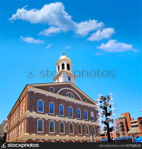 Boston Faneuil Hall marketplace in Massachusetts USA