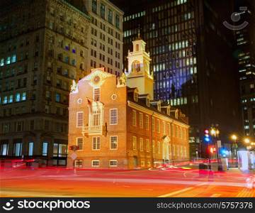Boston Old State House buiding in Massachusetts &#xA;USA