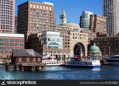 Boston Rowes Wharf in Massachusetts USA