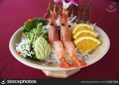 Botan Shrimp sashimi