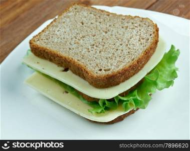 Boterhammen - Dutch sandwich, close up