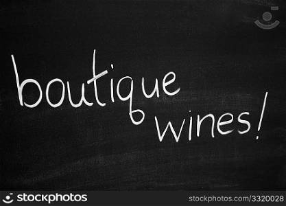 Botique wines