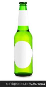 bottle of beer isolated