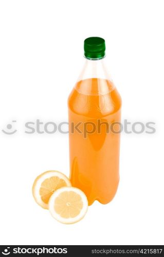 Bottle of orange drink