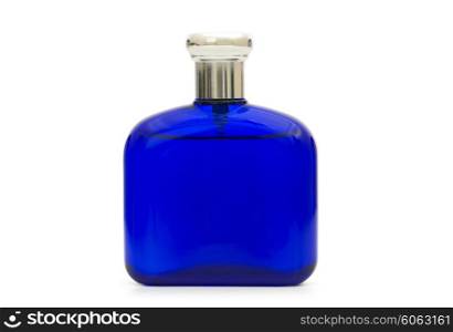 Bottle of perfume isolated on the white&#xA;
