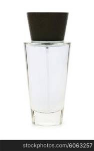 Bottle of perfume isolated on the white&#xA;