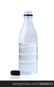 bottle of water with clipping path
