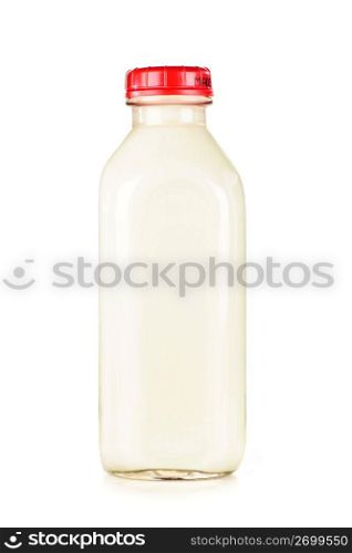 Bottle of white milk