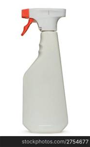 bottle of window cleaner. Isolated on white background