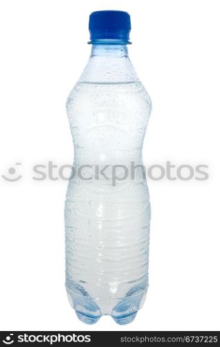 bottle with pure water. isolated on white background.