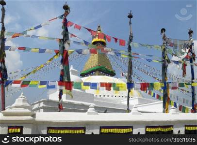 Bouddhanath or Baudhanath or the Khasa Caitya, is one of the holiest Buddhist sites in Kathmandu in Nepal. It is a UNESCO World Heritage Site.