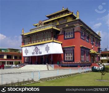 Boudhanath Buddhist Monastery in Kathmandu, Nepal.