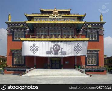 Boudhanath Buddhist Monastery in Kathmandu, Nepal.