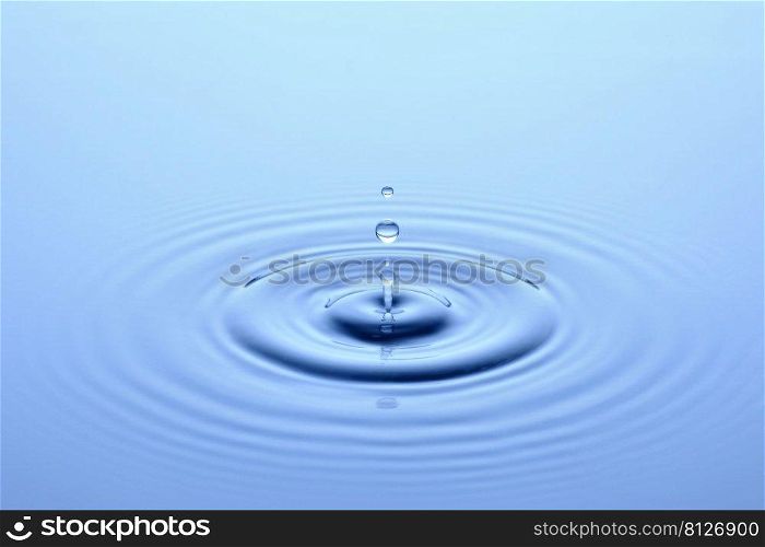 bounce of a drop of water