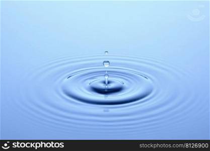 bounce of a drop of water