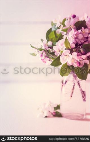 Bouquet of cherry flowers