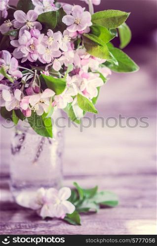 Bouquet of cherry flowers