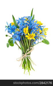 Bouquet of fresh spring flowers