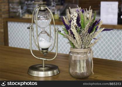 Bouquet of mini flower on the table, stock photo