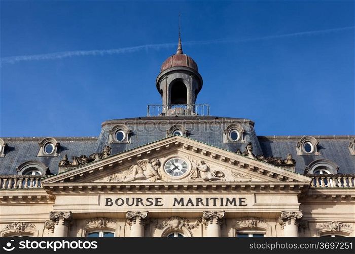 Bourse maritime, Bordeaux, Gironde, Aquitaine, France