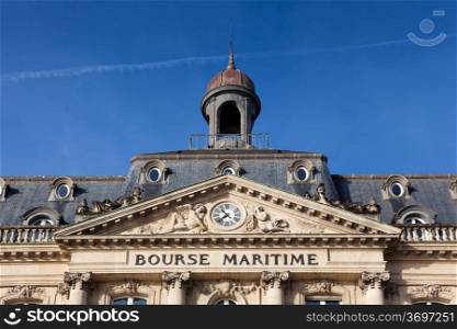 Bourse maritime, Bordeaux, Gironde, Aquitaine, France