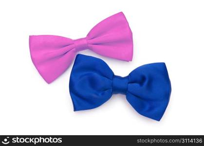 Bow tie isolated on the white