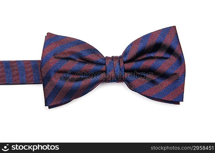 Bow tie isolated on the white background
