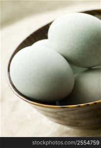 Bowl of 1000 Year Salted Eggs