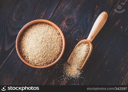 Bowl of brown sugar