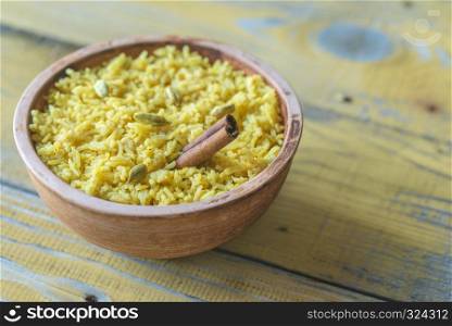 Bowl of curry rice