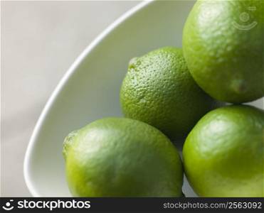 Bowl of fresh limes