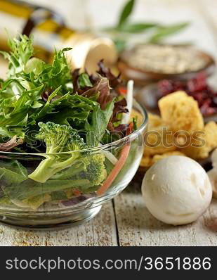 Bowl Of Fresh Vegetable Salad