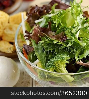 Bowl Of Fresh Vegetable Salad
