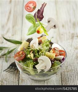 Bowl Of Fresh Vegetable Salad
