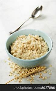 Bowl of Homemade Healthy oatmeal porridge - diet food